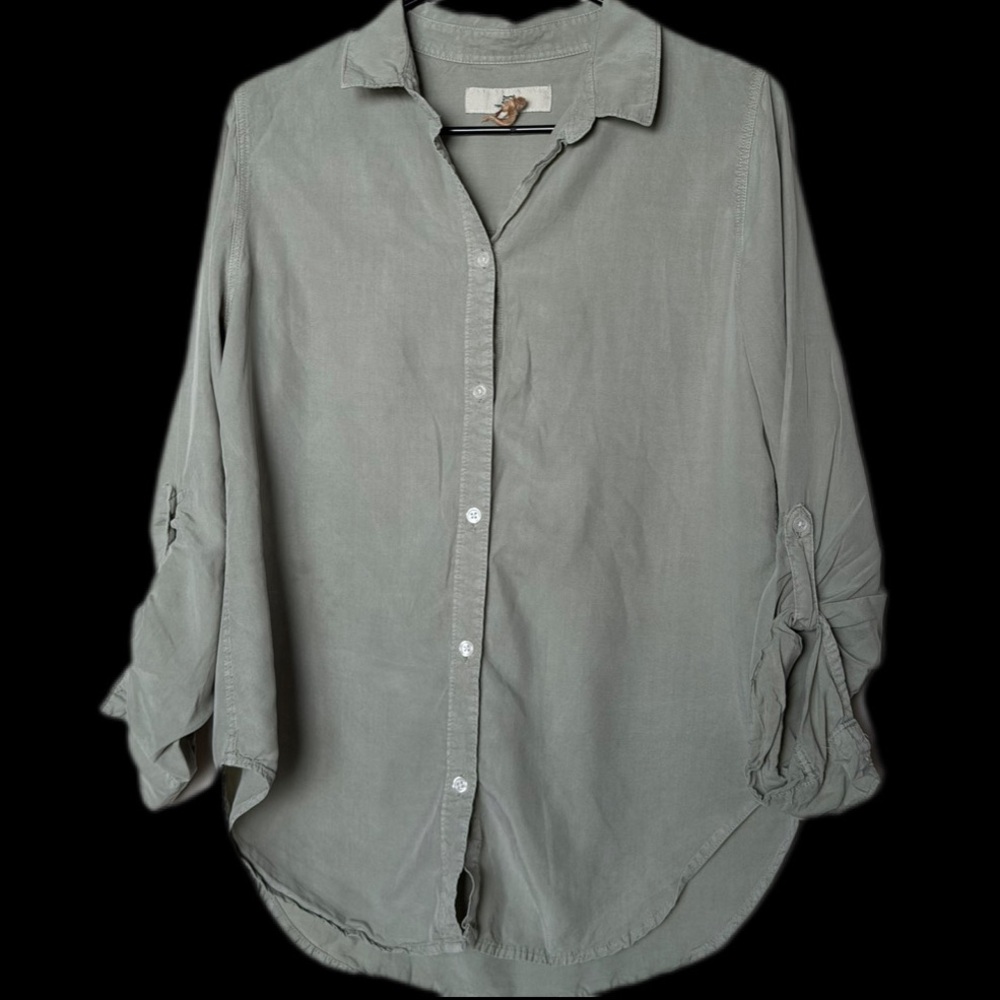 Thread & Supply Sage Green Men's Casual Button-Down Shirt